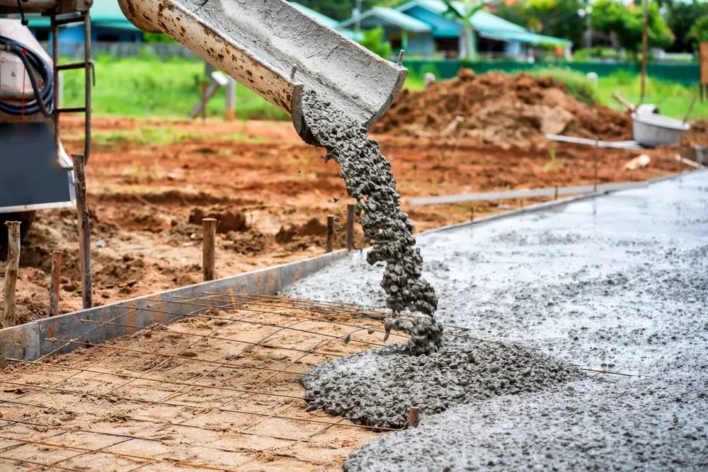Residential concrete pour on the South Coast NSW